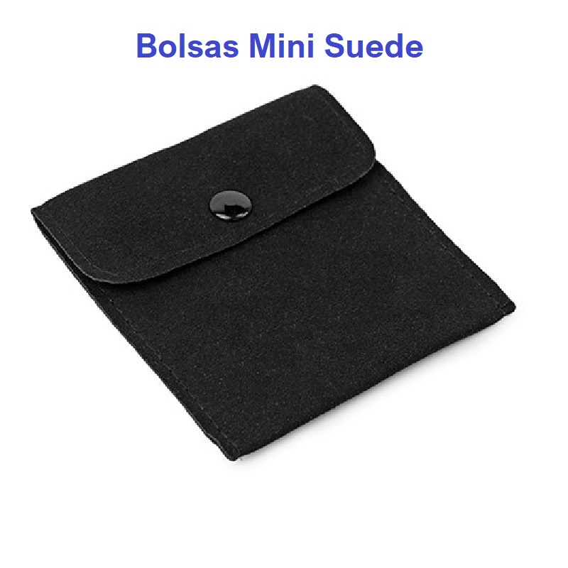 Bolsa MINI SUEDE botón 79x79 mm.